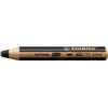 Kleurpotloden STABILO 880 woody 3 in 1 multitalent zwart