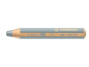 Kleurpotlood Stabilo Woody 880 3 in 1 zilver