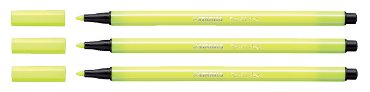 Viltstift STABILO Pen 68/024 medium neon geel