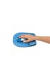 Muismat met polssteun Fellowes Crystals gel transparant blauw