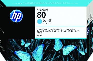 Inktcartridge HP C4846A 80 blauw