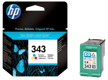 HP inkjet cartridge no. 343 kleur - 7 ml.