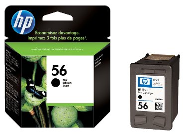 HP inkjet cartridge no. 56 zwart - 19 ml.