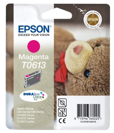 Inktcartridge Epson T0613 rood