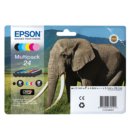 Inktcartridge Epson 24 T2428 foto HD zwart + 5 kleuren