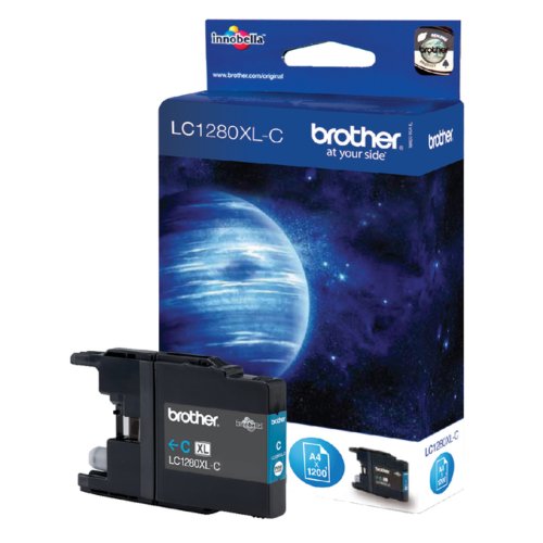 Inkcartridge Brother Lc 1280Xlc Blauw Hc brother kopen in de aanbieding