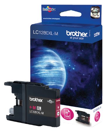 Inktcartridge Brother LC-1280XLM rood HC