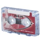 Cassette dicteer Philips LFH 0005 2x15min met clip