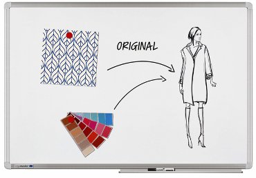 Whiteboard Legamaster Universal plus 60x90cm emaille