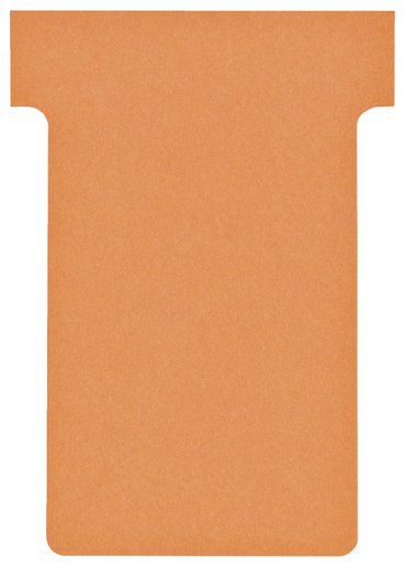 T-kaart Nobo nr.2 48mm oranje 100 stuks