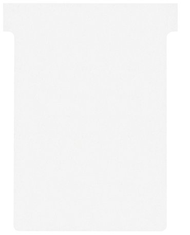 T-kaart Nobo nr.3 80mm wit 100 stuks
