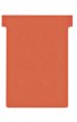 T-kaart Nobo nr.3 80mm rood 100 stuks