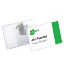 Badge Durable 8101 met combiklem 54x90mm