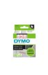 Labeltape Dymo 45012 D1 750520 12mmx7m rood op transparant