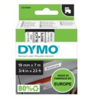 Labeltape Dymo LabelManager D1 polyester 19mmx7m zwart op wit