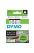 Labeltape Dymo LabelManager D1 polyester 19mm zwart op wit