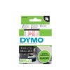 Labeltape Dymo D1 40915 720700 9mmx7m polyester rood op wit