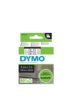 Labeltape Dymo LabelManager D1 polyester 6mm zwart op transparant