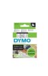 Labeltape Dymo LabelManager D1 polyester 6mm zwart op wit