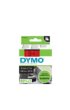 Labeltape Dymo LabelManager D1 polyester 9mm zwart op rood