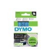 Labeltape Dymo LabelManager D1 polyester 9mm zwart op blauw