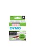 Labeltape Dymo D1 45805 720850 19mmx7m polyester rood op wit