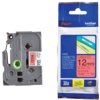 Labeltape Brother P-touch TZe-431 standaard 12mm zwart op rood