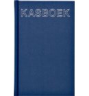 Kasboek 103x165mm 192blz 1 kolom blauw