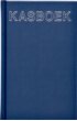 Kasboek 103x165mm 192blz 1 kolom blauw