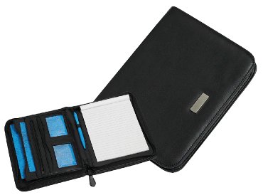 Schrijfmap Rillstab Excellent deluxe A5 lederlook zwart