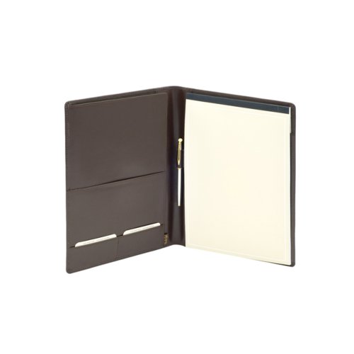 Schrijfmap Van Der Spek 393 A4 Licht Generfd Leer Bruin van der spek kopen in de aanbieding