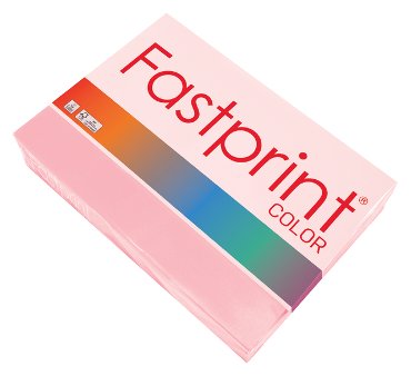 Fastprint color papier, formaat a4, 80 grams, roze (500 vel)