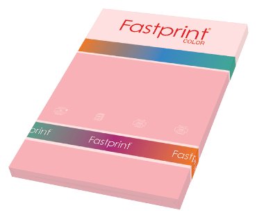 Fastprint color papier, formaat a4, 80 grams, roze (100 vel)