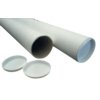 Verzendkoker CleverPack A2 450x50x1.5 met doppen wit pak à 5 stuks