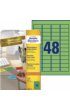 Etiket Avery Zweckform L6040-20 45.7x21.2mm groen 960stuks