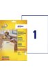 Etiket Avery L4735REV-25 210x297mm A4 afneembaar wit 25stuks
