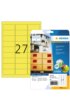Etiket HERMA 5140 63.5x29.6mm neon geel 540 etiketten