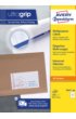 Etiket Avery Zweckform 3427-200 105x74mm wit 1600stuks