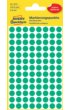 Etiket Avery Zweckform 3012 rond 8mm groen 416 etiketten