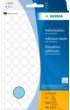 Etiket HERMA 2233 rond 13mm blauw 2464stuks