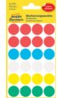 Etiket Avery Zweckform 3089 rond 18mm assorti 96stuks