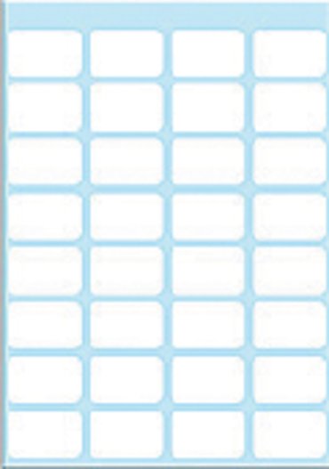 Etiket HERMA 3640 12x19mm wit 224 stuks
