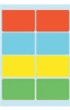 Etiket HERMA 3681 26x40mm assorti 40stuks