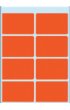 Etiket HERMA 3692 26x40mm rood 40 stuks