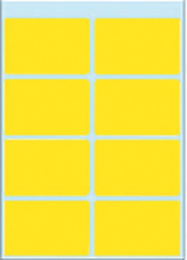 Etiket HERMA 3691 26x40mm geel 40 stuks