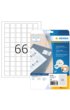 Etiket HERMA 8831 25.4x25.4mm mat wit 1650stuks