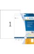 Etiket HERMA 4375 210x297mm A4 transparant 25stuks