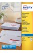 Etiket Avery J8651-100 38.1x21.2mm wit 6500 etiketten
