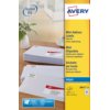 Etiket Avery J8651-25 38.1x21.2mm wit 1625 etiketten