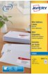 Etiket Avery J8651-25 38.1x21.2mm wit 1625stuks